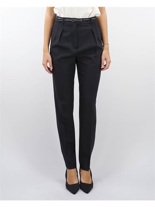 Pantalone in lana con cintura Max Mara Studio MAX MARA STUDIO | Pantalone | PROSIT5